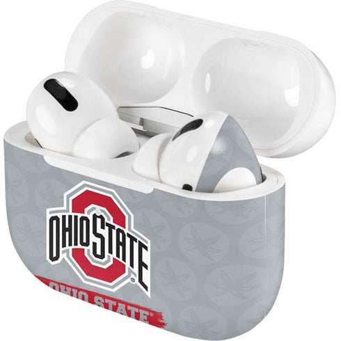 Ohio State University Distressed Logo Apple AirPods Pro Skin